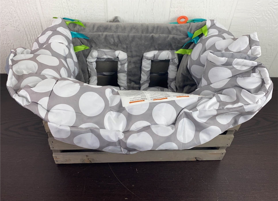 Shop Boppy Preferred Shopping Cart And High Chair Cover, Jumbo Dot at GoodBuy Gear