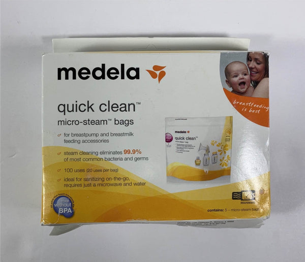 NEW Medela Quick Clean Micro-Steam Sanitizing Bags – Me 'n Mommy To Be