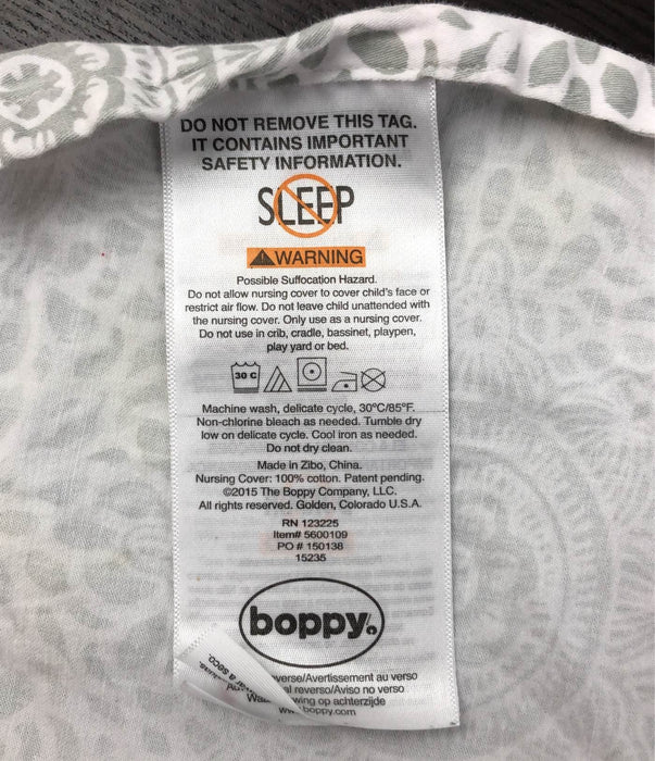 Shop Boppy Nursing Cover, Boho Grey at GoodBuy Gear