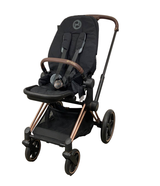 secondhand Cybex PRIAM Stroller, Rosegold, Deep Black, 2022