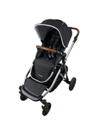 secondhand Mockingbird Single to Double Stroller, 2022, Silver with Penny Leather, Windowpane, Black