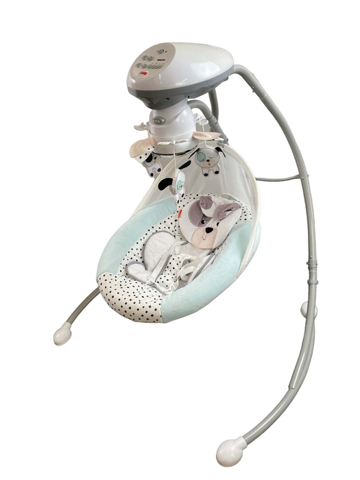 used Fisher Price Cradle 'n Swing, Dots & Spots Puppy