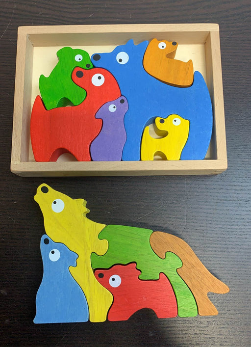 used BeginAgain Elephant Family Puzzle