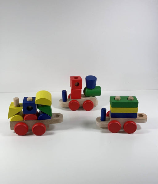 secondhand Melissa & Doug Stacking Train Toddler Toy