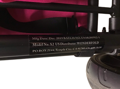 secondhand Wonderfold X2 Push + Pull Double Stroller Wagon, Pretty-n-Pink, 2019