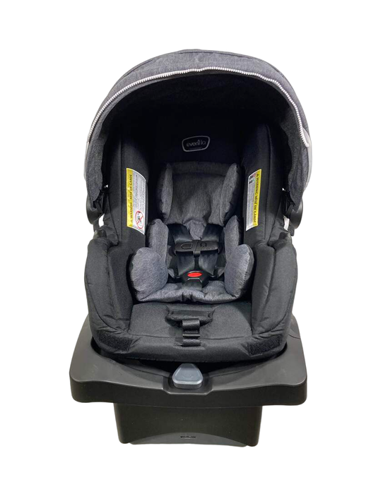 secondhand Evenflo Pivot Vizor Travel System, Chase Black, 2021