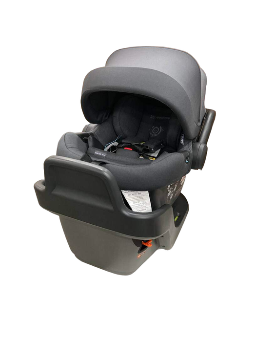 used UPPAbaby MESA MAX Infant Car Seat and Base, 2022, PureTech Greyson