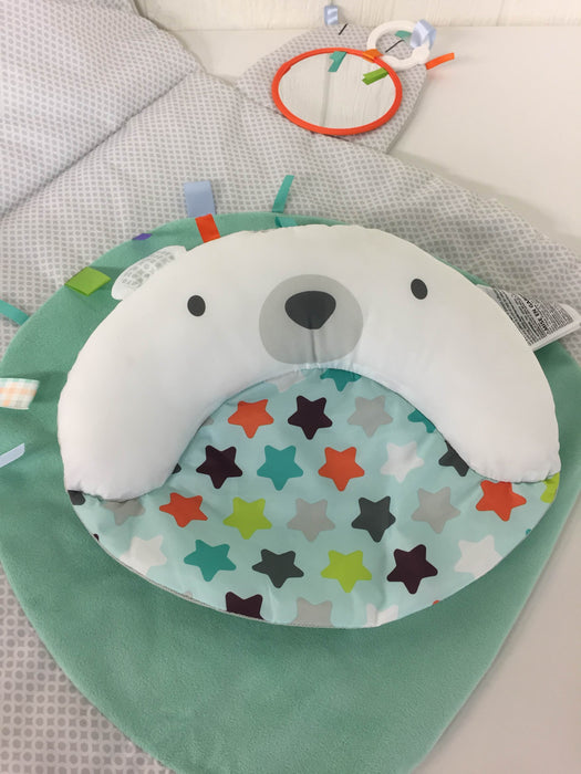 secondhand Bright Starts Tummy Time Prop & Play Mat, Bear