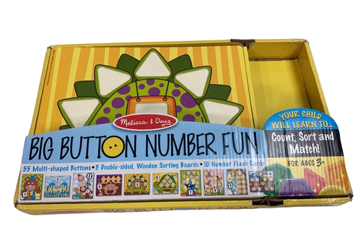 used Melissa & Doug Big Button Number Fun