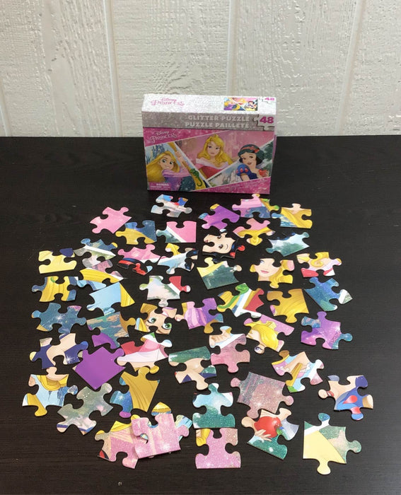 secondhand Cardinal Disney Puzzle, Princess Glitter Puzzle