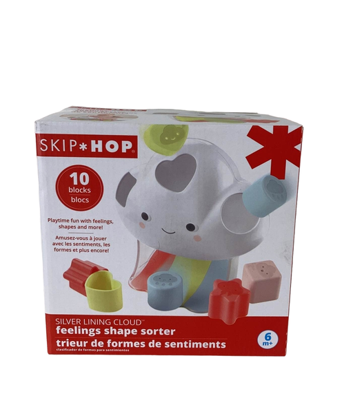 used Skip Hop Silver Lining Cloud Feelings Shape Sorter