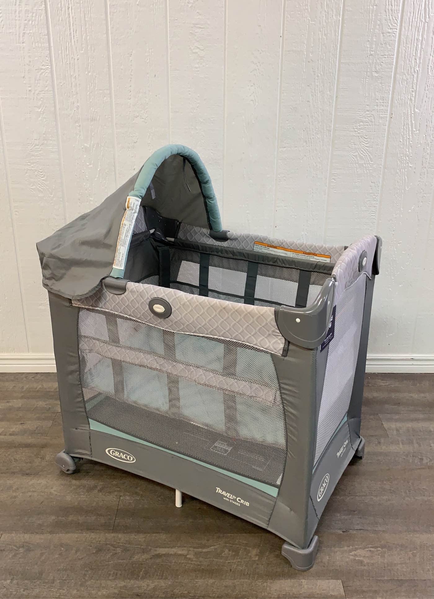 Graco travel crib with clearance stages