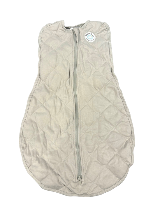 used Dreamland Weighted Swaddle, Moon Grey, 0-6 months