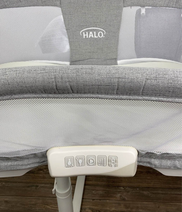 Shop Halo BassiNest Swivel Sleeper Luxe Series, Dove Grey Tweed at GoodBuy Gear