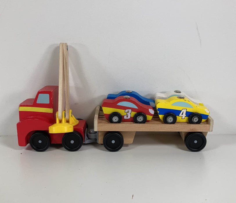 secondhand Melissa & Doug Magnetic Car Loader