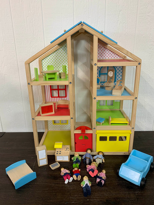used Melissa & Doug Hi Rise Dollhouse
