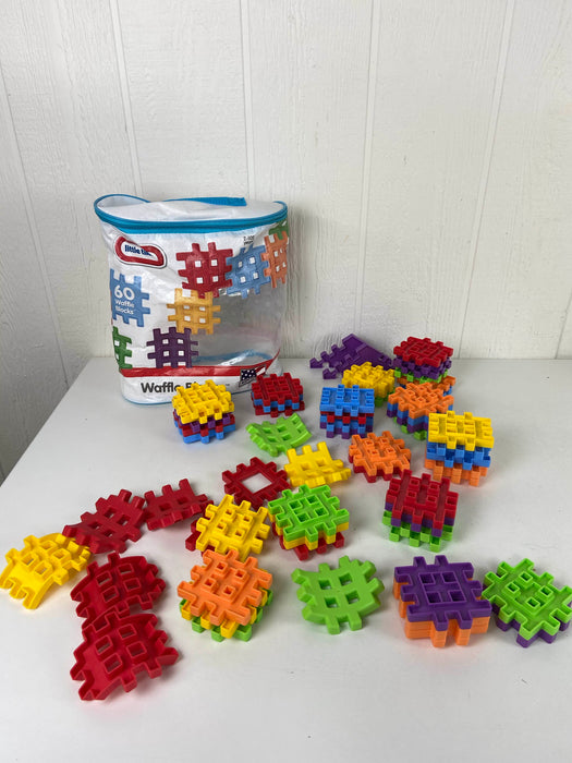 used Little Tikes Waffle Blocks, 60 Piece