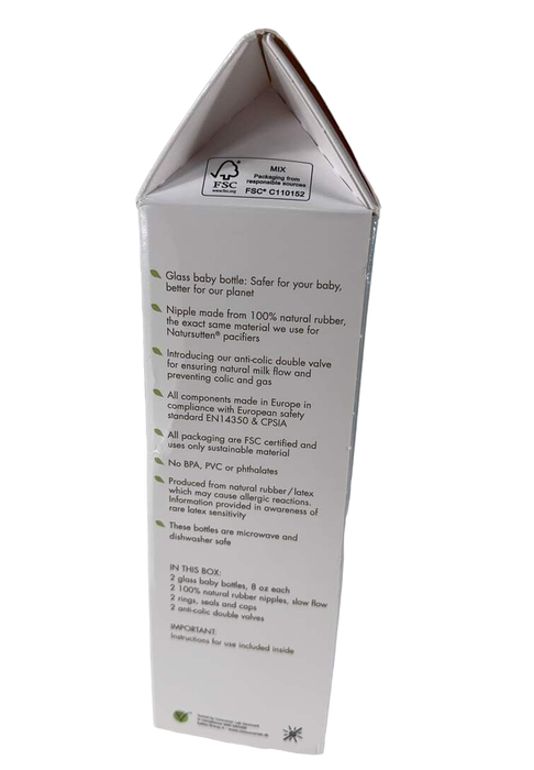 Shop Natursutten 8 Oz. Glass Bottles at GoodBuy Gear