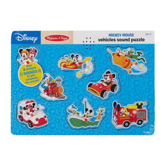 used Melissa & Doug Sound Puzzle, Mickey Mouse
