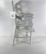 secondhand Melissa & Doug White Wooden Doll High Chair