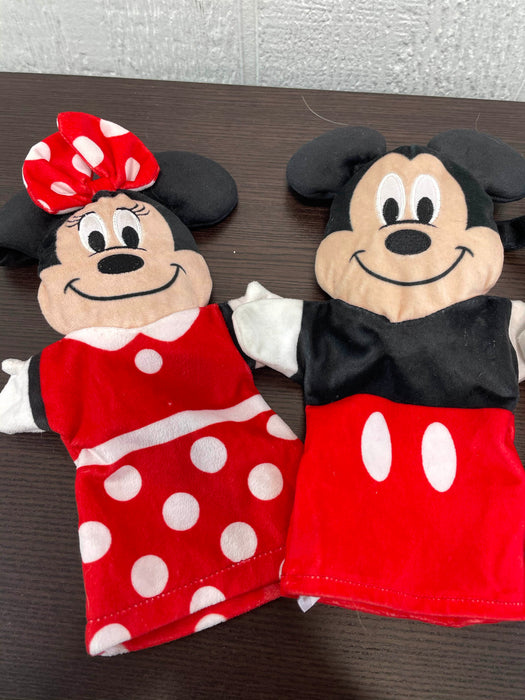 secondhand Melissa & Doug Hand Puppet Set, Mickey Mouse & Friends