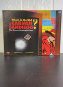 used University Games Where in the USA is Carmen Sandiego? Board Game