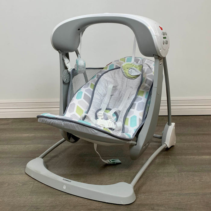 secondhand Fisher Price Deluxe Take-Along Swing & Seat