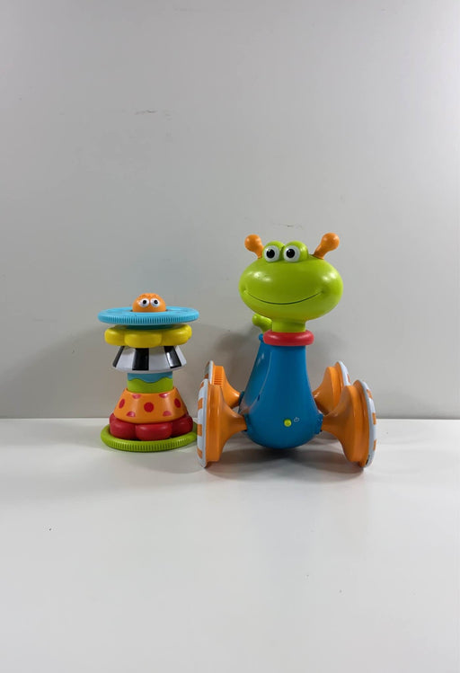 used Yookidoo Crawl And Go Snail Toy With Stacker