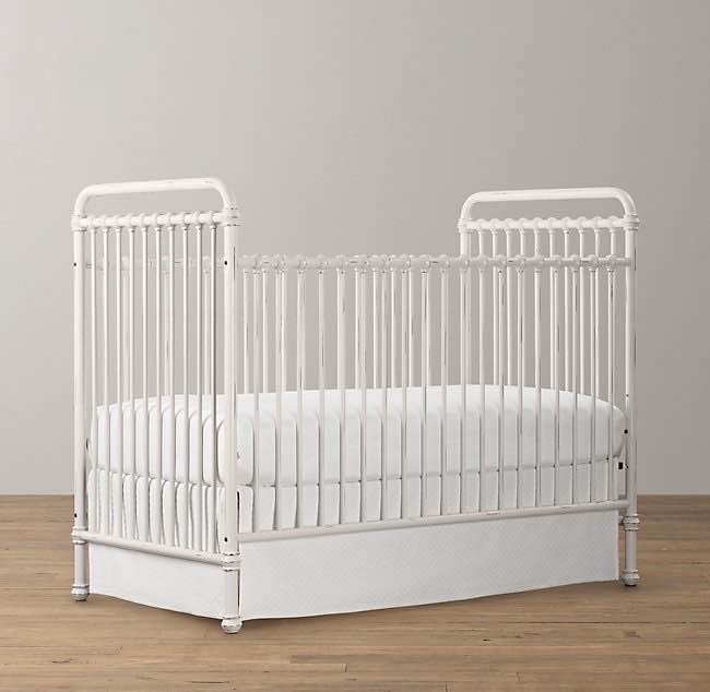 used Restoration Hardware Millbrook Iron Crib