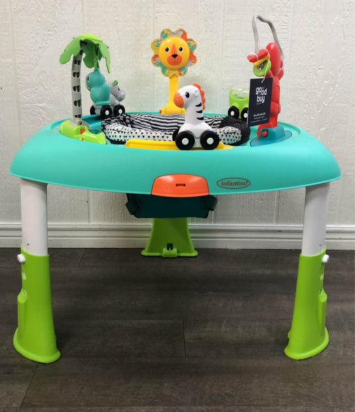 secondhand Infantino Sit, Spin, And Stand Entertainer Seat And Activity Table