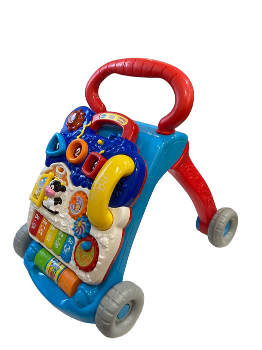 Shop VTech Sit-To-Stand Learning Walker, Blue at GoodBuy Gear
