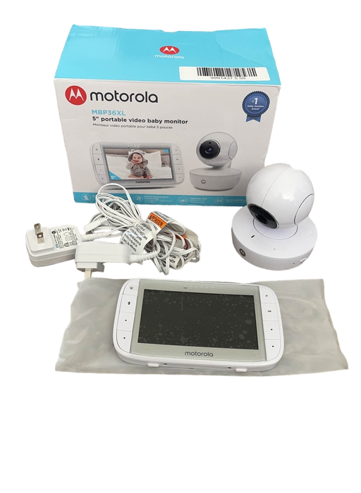 used Motorola MBP36XL Portable 5" Video Baby Monitor