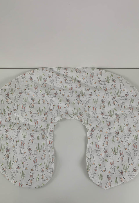 used Boppy Luxe Nursing Pillow Slip Cover, | Color: Pink Hip Hop Bunnies