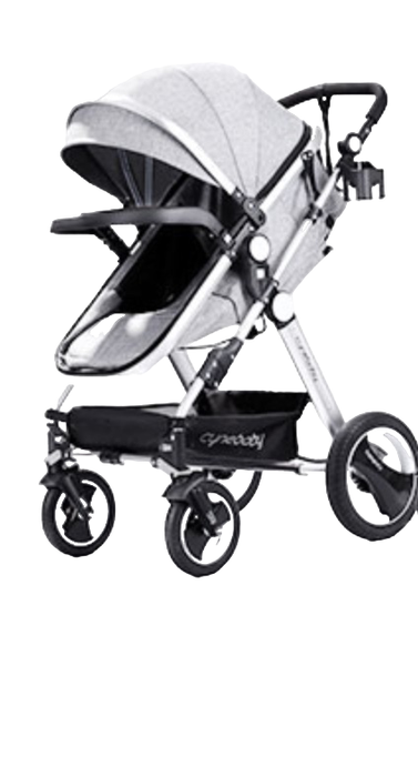 used Cynebaby 535-S Stroller, 2021, Classic Grey