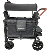 secondhand Wonderfold W2 Luxe Multifunctional Double Stroller Wagon, 2023, Volcanic Black