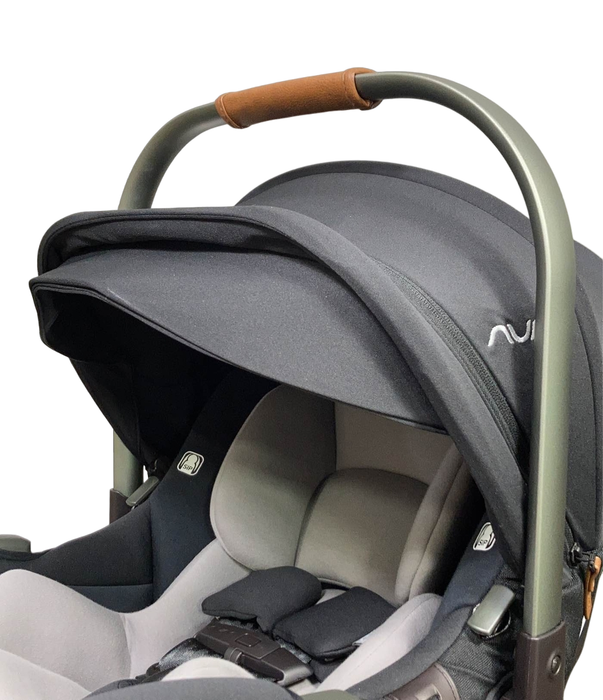 secondhand Nuna PIPA rx Infant Car Seat with RELX Base, 2023, Caviar