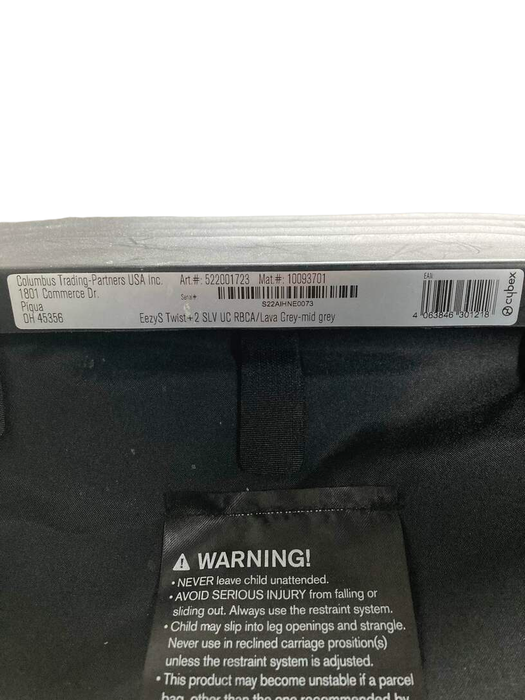 secondhand Cybex Eezy S Twist2 Stroller, 2022, Lava Grey