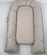 Shop LaLaMe Organic Newborn Lounger, Beige at GoodBuy Gear
