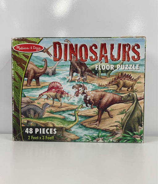 used Melissa & Doug Floor Puzzle, Dinosaurs