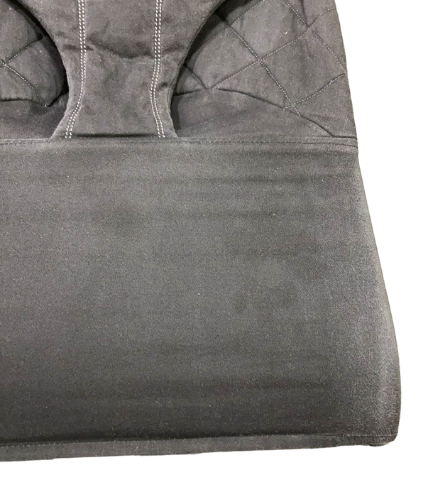 BabyBjorn Bouncer Bliss, Dark Gray Frame, Black Cotton Classic Quilt