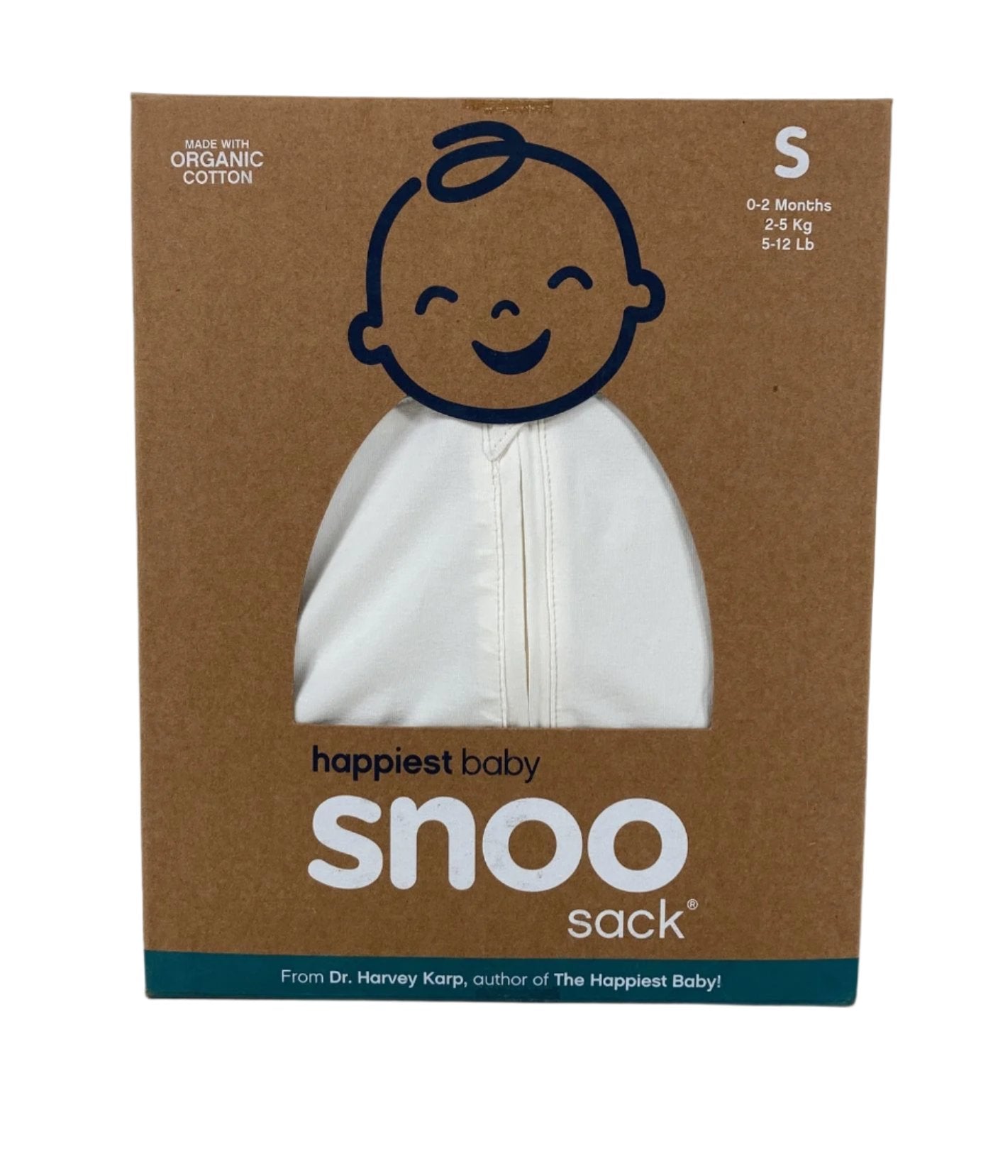 Happiest Baby SNOO Sack, Small (512 lbs), White
