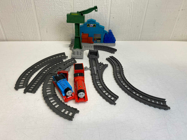 Thomas trackmaster demolition store at the docks