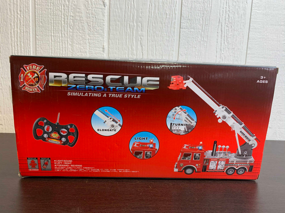 secondhand Prextex Remote Control Fire Truck