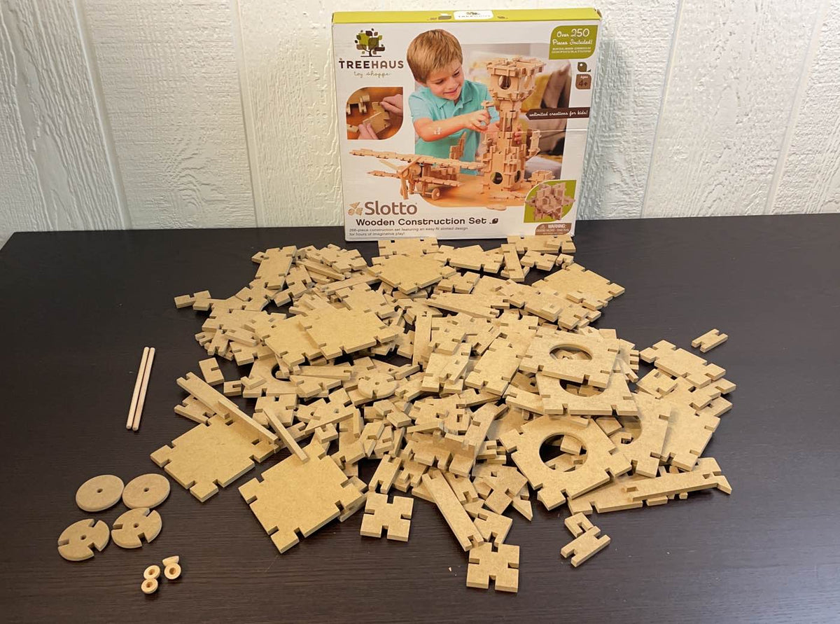 Treehaus Toy Shoppe Slotto Wooden Construction Set — GoodBuy Gear
