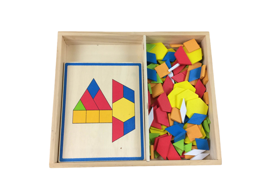 used Melissa & Doug Pattern Blocks And Boards
