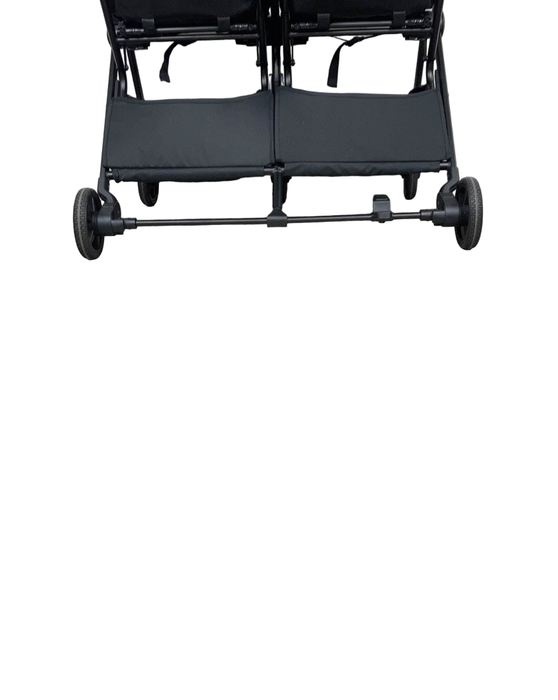 Mompush Lithe Double Stroller, 2022, Black