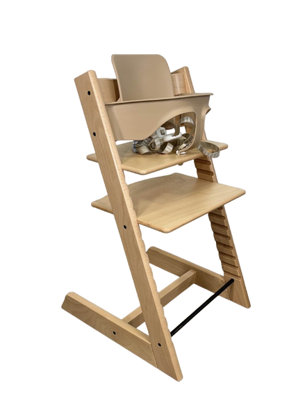 buybuybaby stokke Stokke Tripp Trapp High Chair With Baby Set, Natural, 1