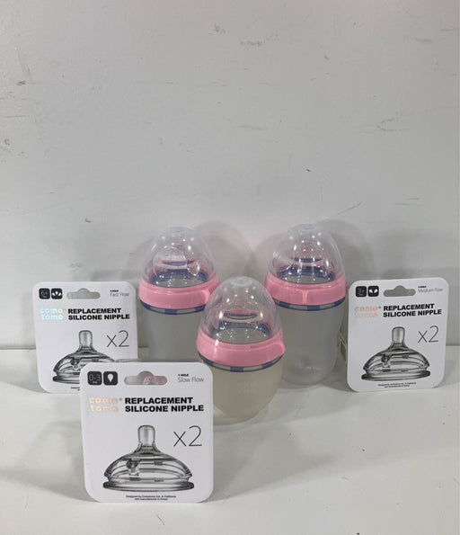 Shop Comotomo Baby Bottle Bundle Gift Set, Pink at GoodBuy Gear
