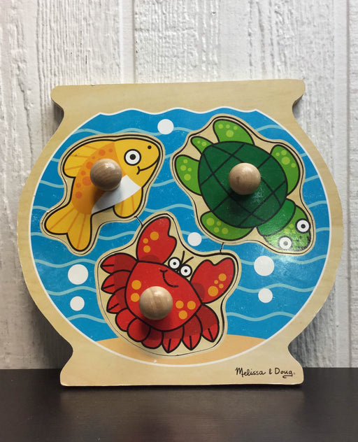 used Melissa & Doug Jumbo Knob Puzzle