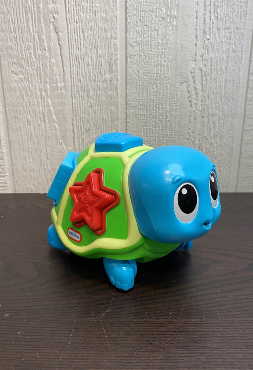 secondhand Little Tikes Lil Ocean Explorers Crawl N Pop Turtle